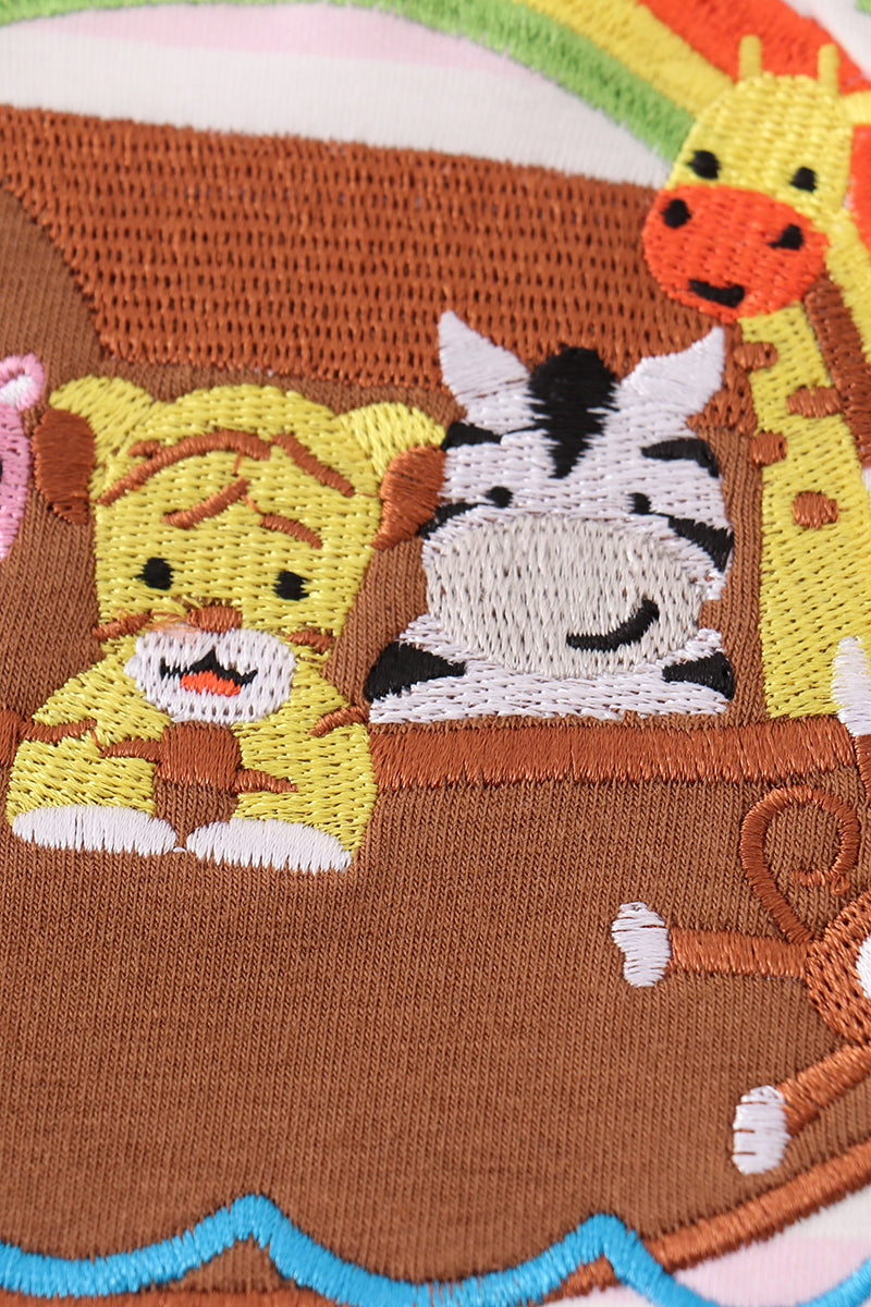 Noah's Ark Applique Bubble Set