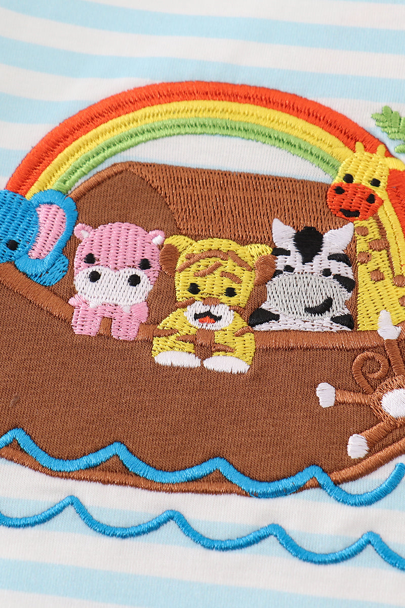 Noah's Ark Applique Romper