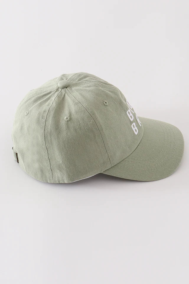 Sage Brother Embroidered Cap