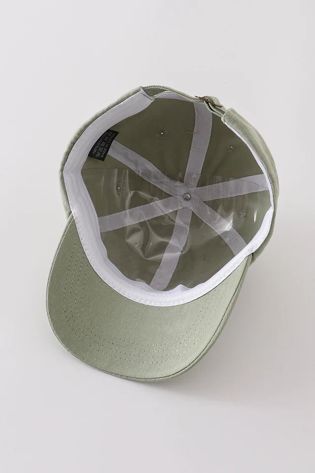 Sage Brother Embroidered Cap