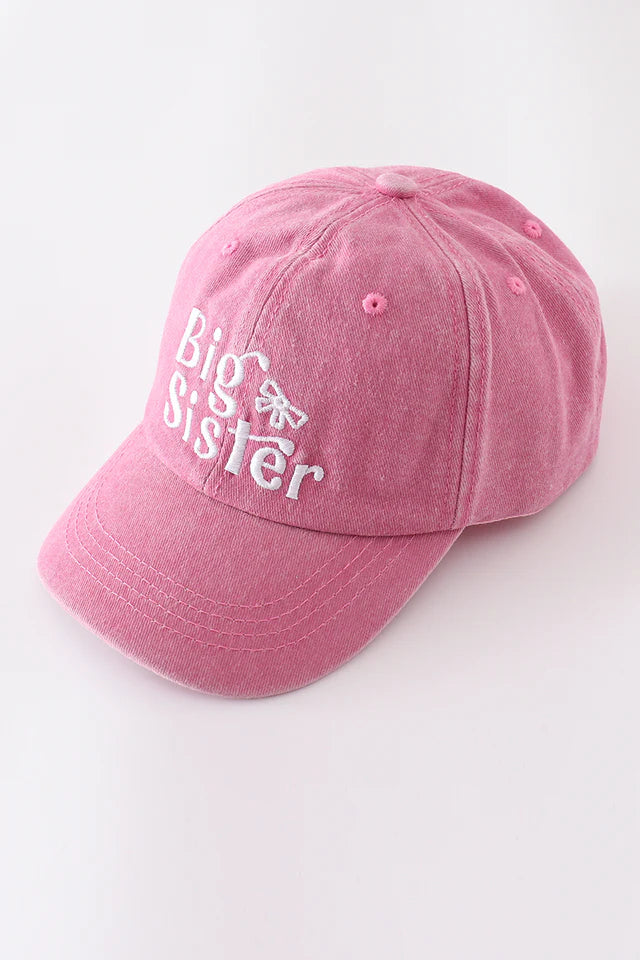 Pink Sister Embroidered Cap