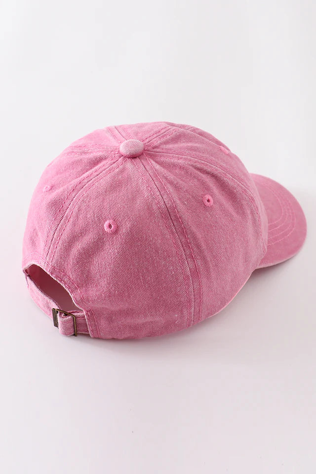 Pink Sister Embroidered Cap