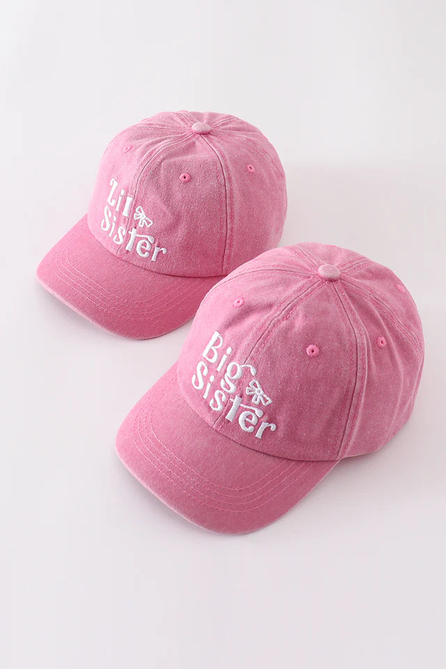 Pink Sister Embroidered Cap