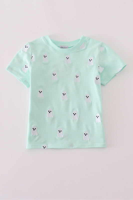 Mint Ghost Emb. Tee