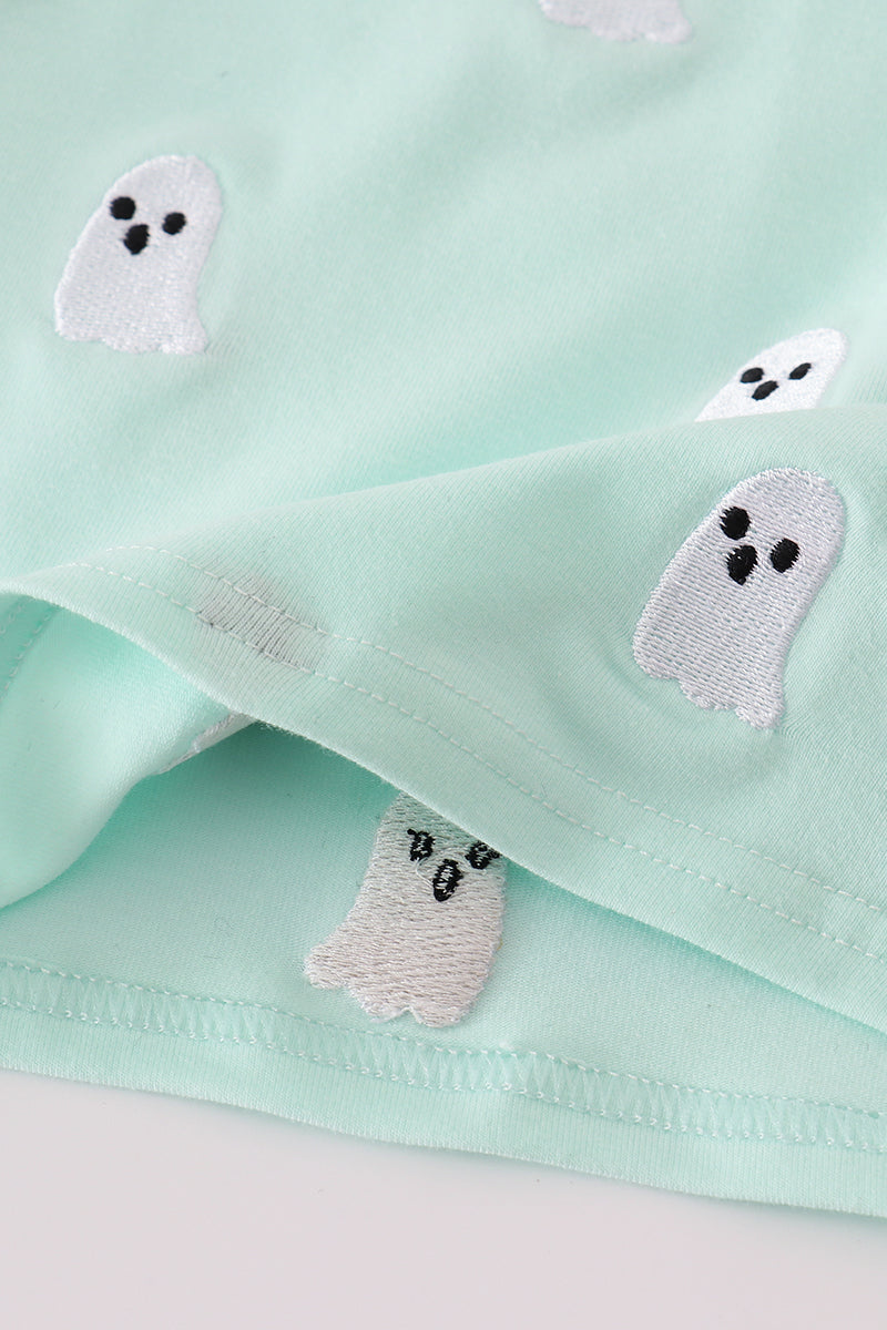 Mint Ghost Emb. Tee