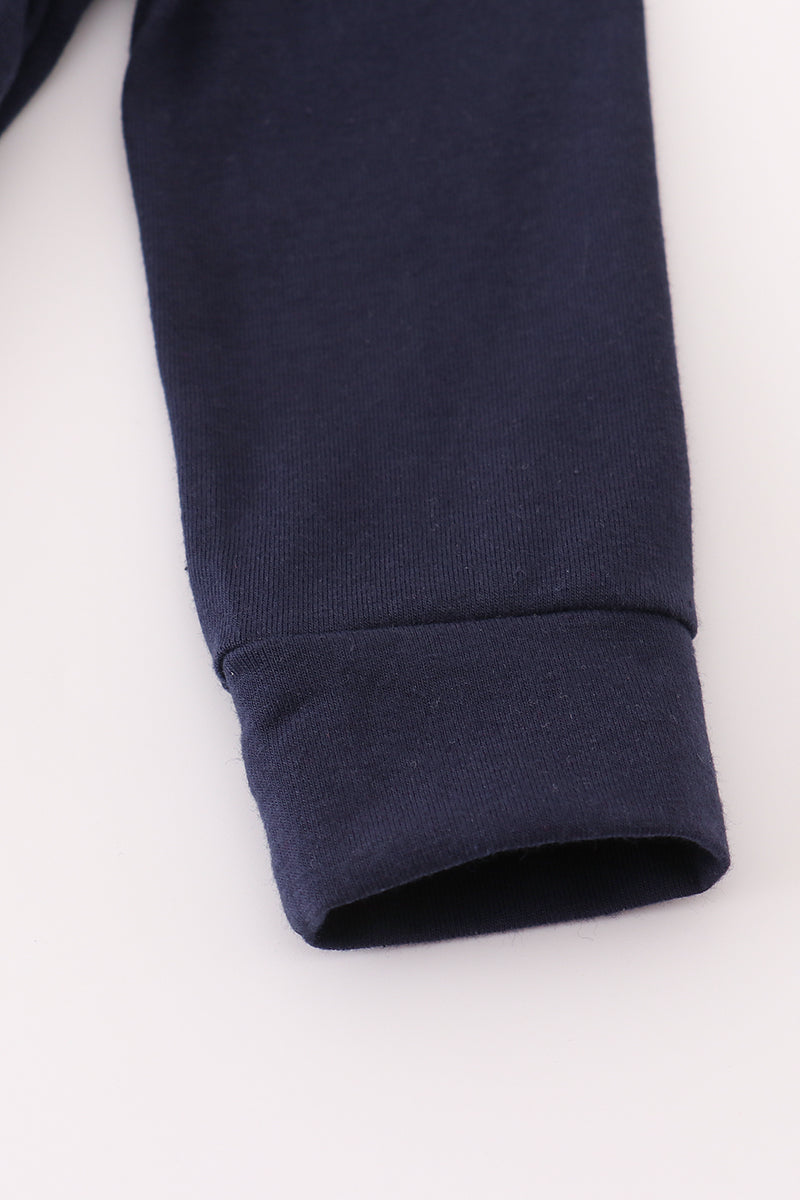 Navy Duck LS Bubble