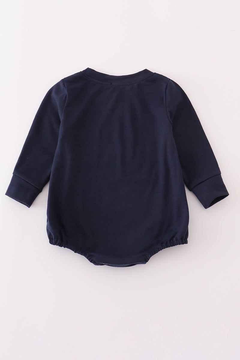 Navy Duck LS Bubble