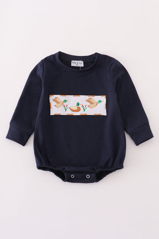 Navy Duck LS Bubble