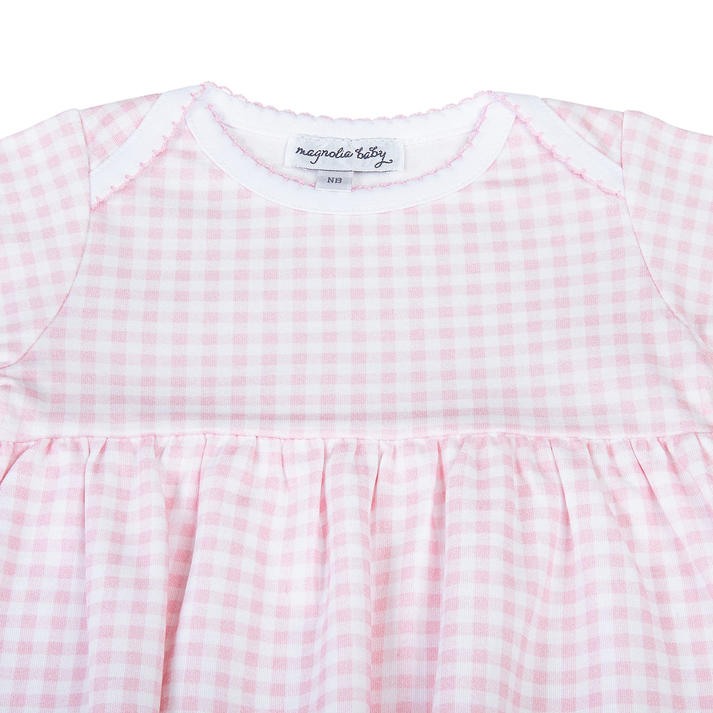 Pink Mini Checks Gown