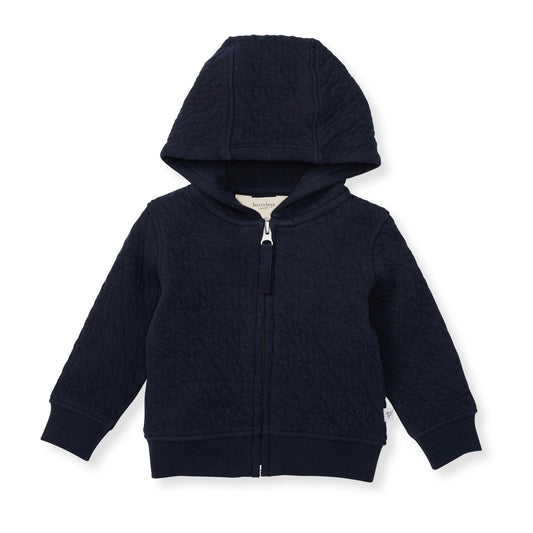 Cotton Quilted Jacket Navy