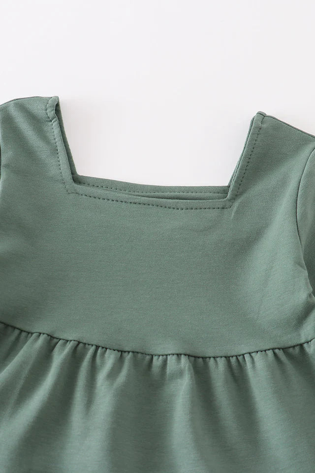 Sage Tiered Dress