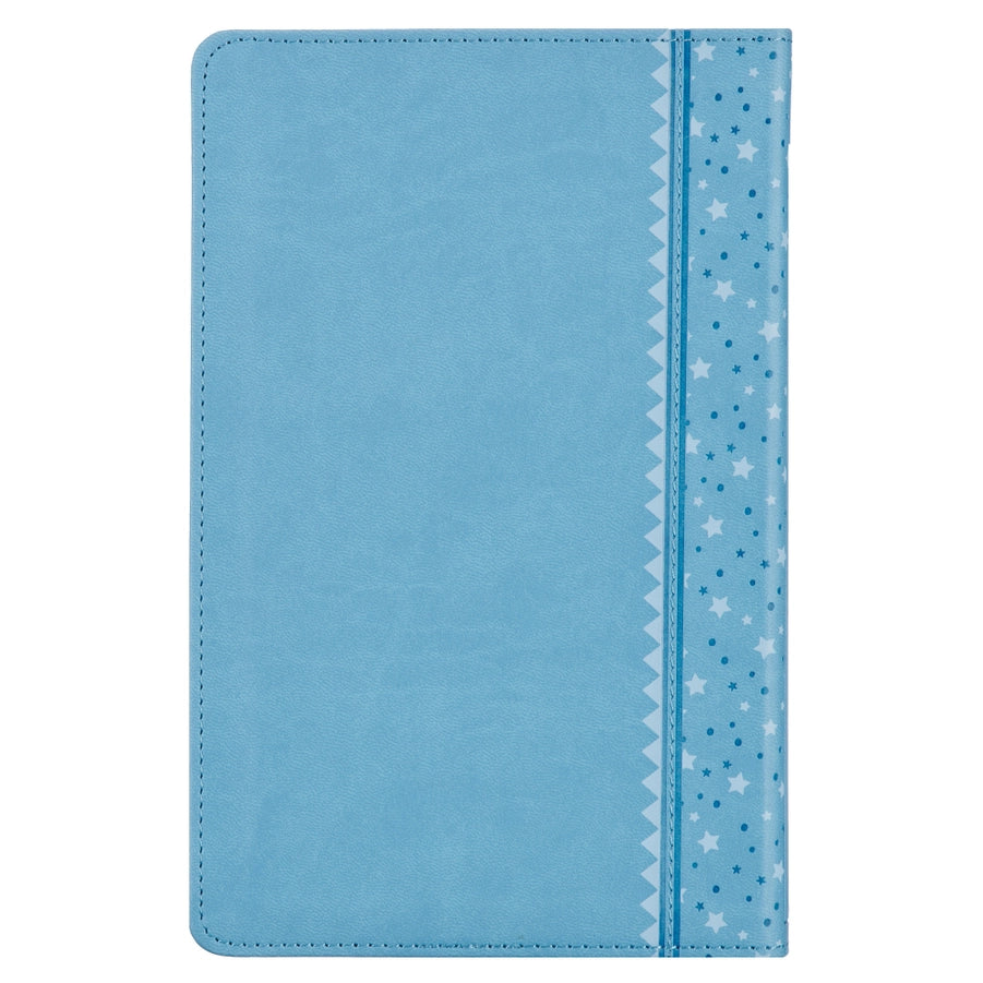 Blue Faux Leather Nlt Keepsake Bible