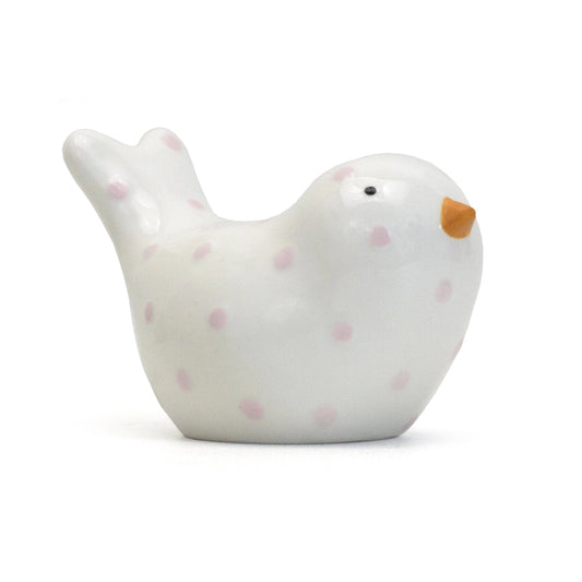 Pink Dotted Bird Bank