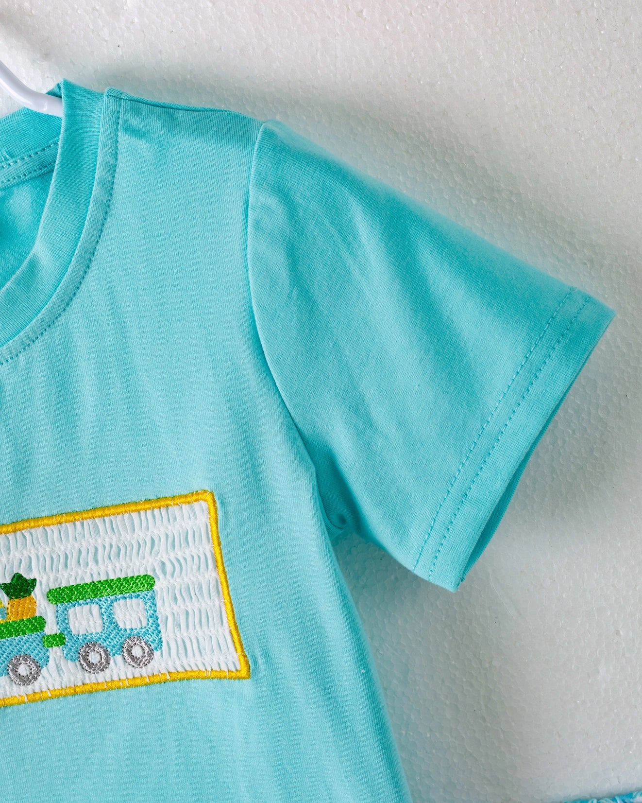 Easter Train Smocked Set