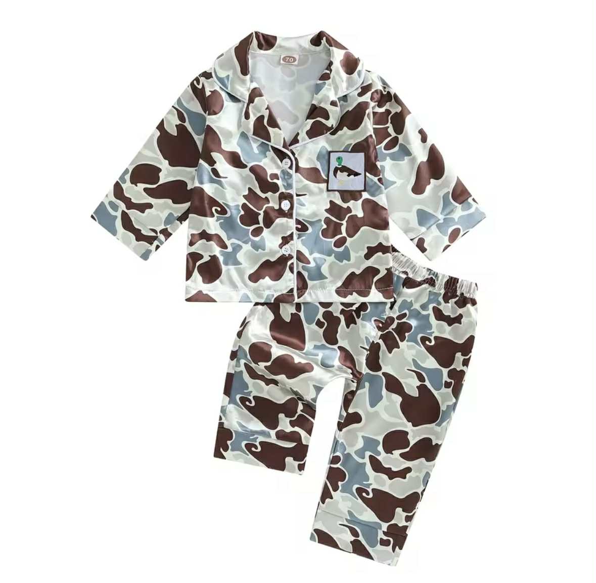 Camo Duck Silk PJs