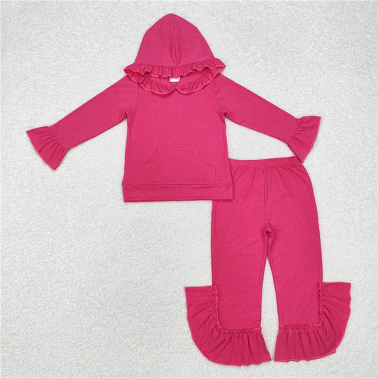 Hot Pink Ruffled Set