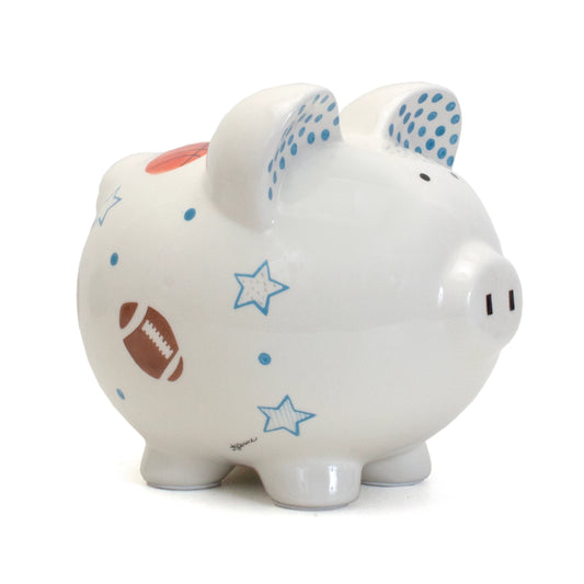 Sports Star Piggy Bank