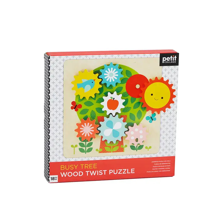 Wood Twist Puzzle Busy Tree