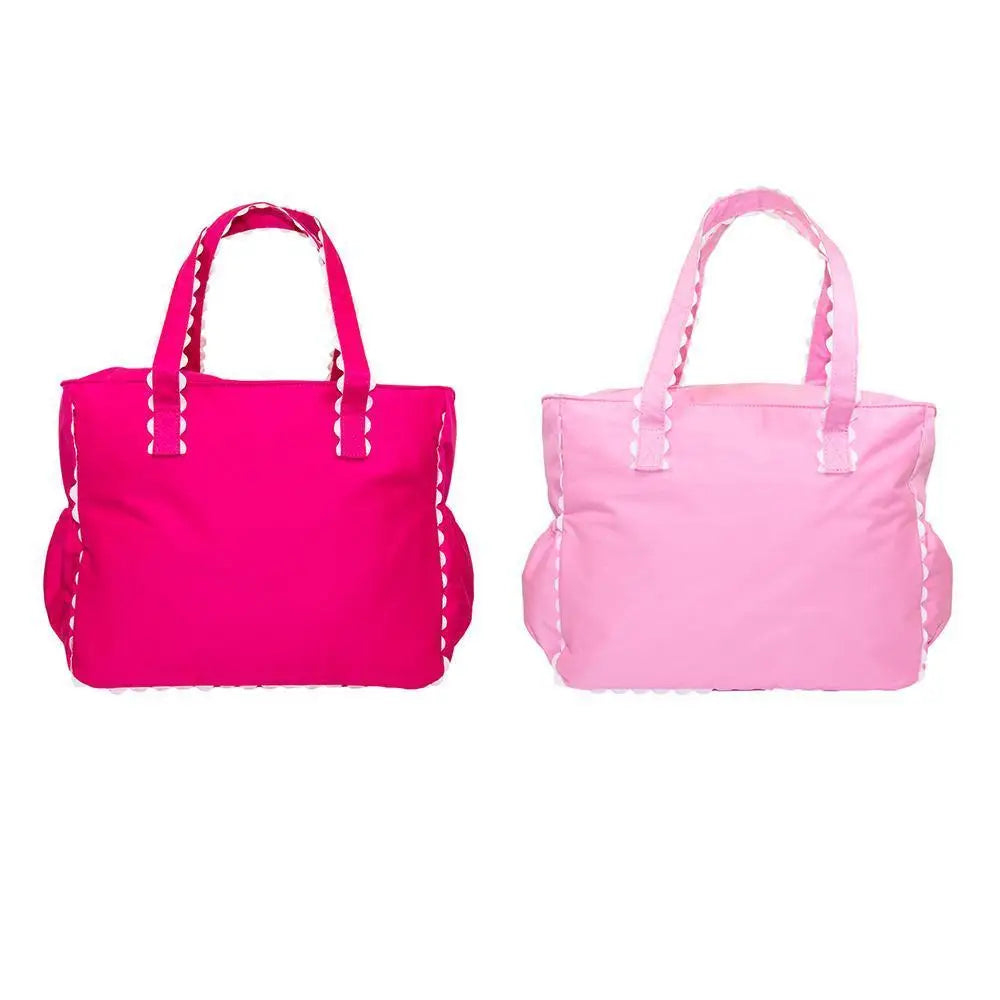 Ric Rac Trim Diaper Bag