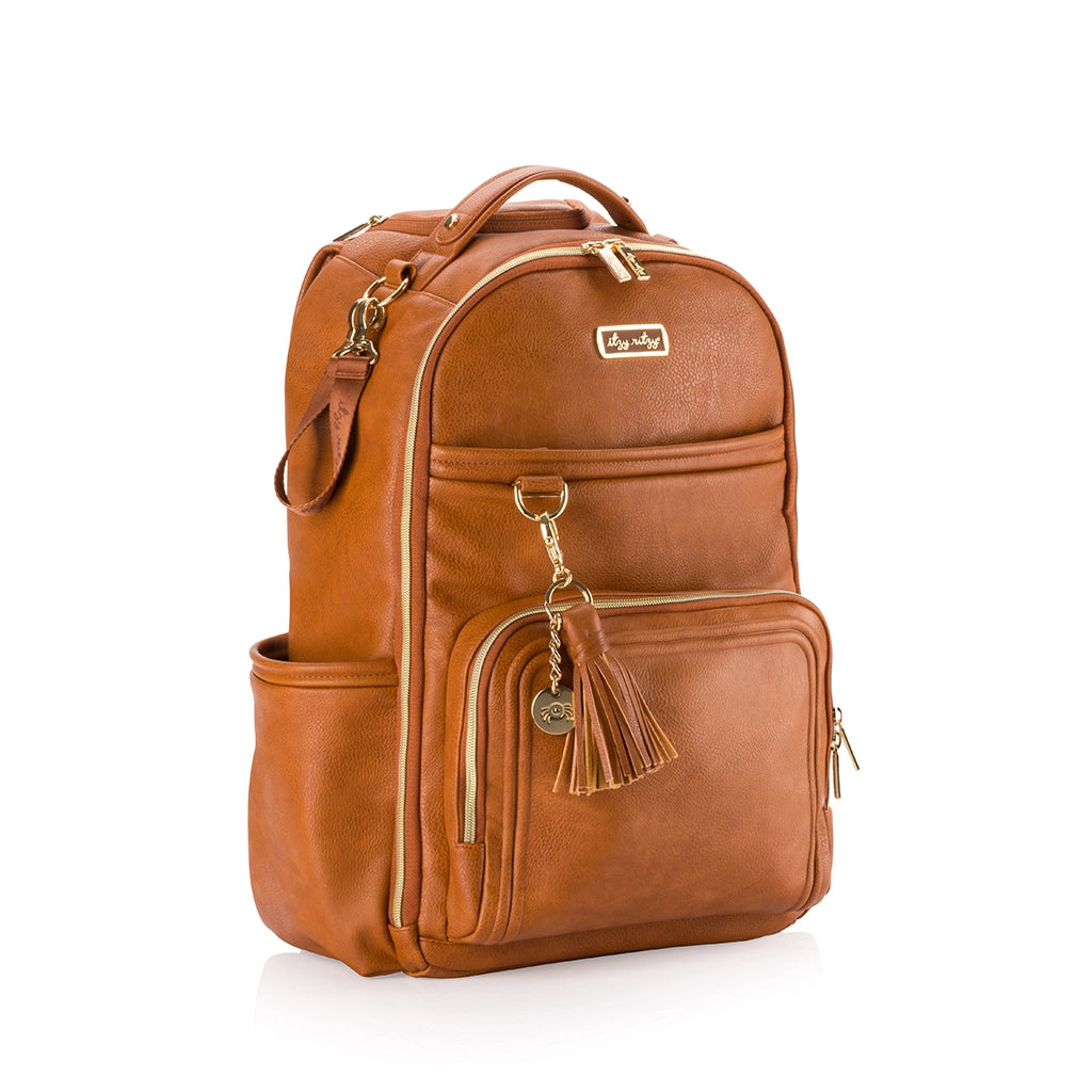 Cognac Boss Plus Backpack Diaper Bag