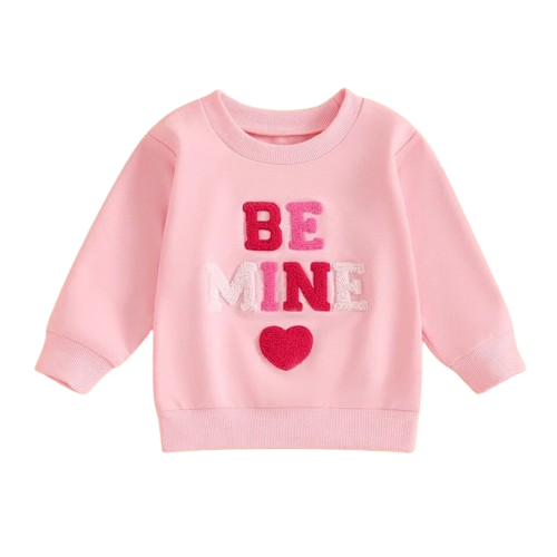 Be Mine Chenille Lettered Top