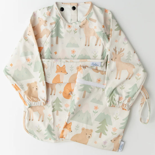 Grayson LS Woodland Blooms Bib