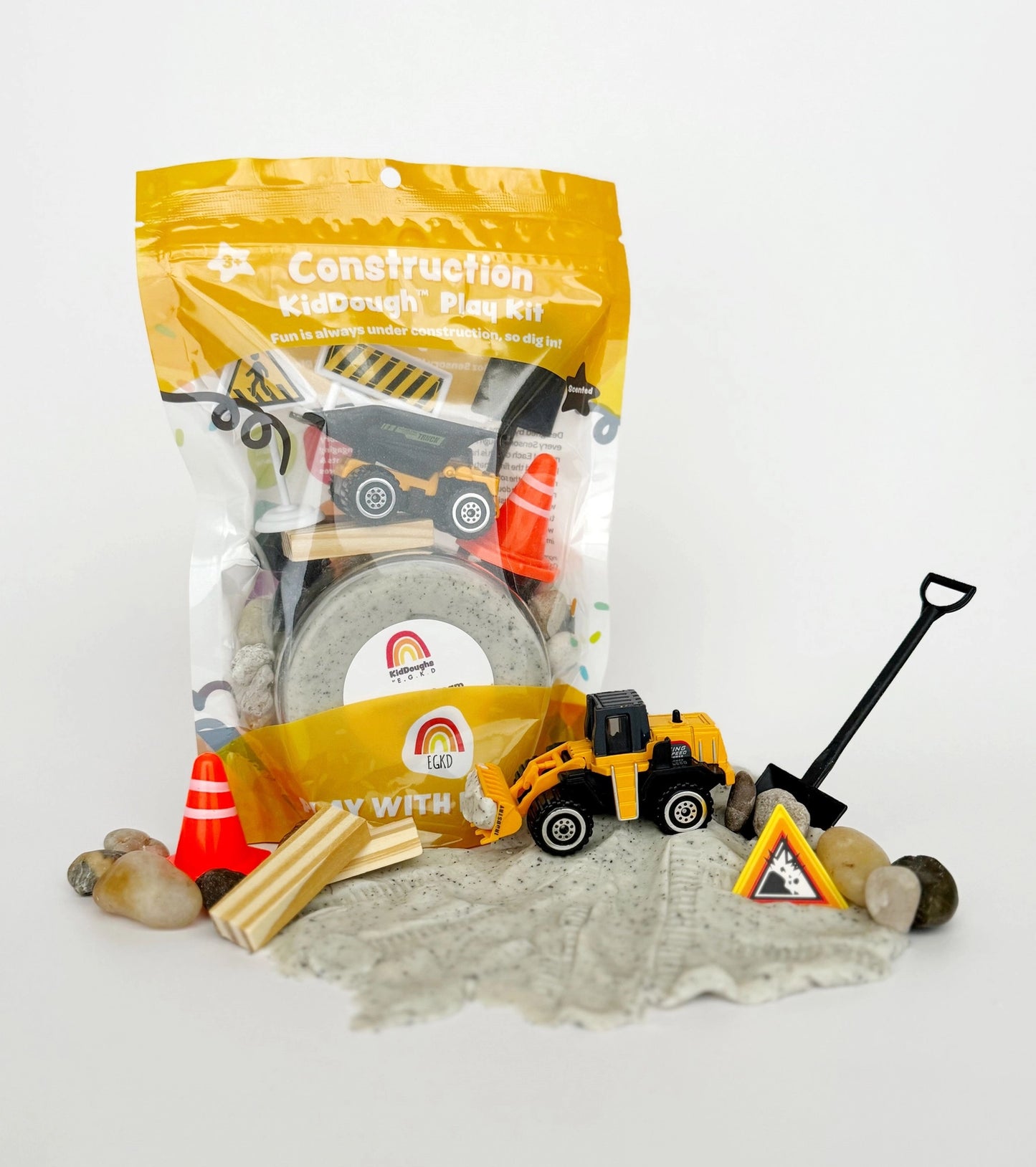 Construction KidDough Play Kit