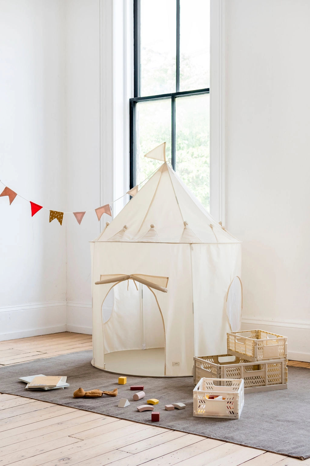 Fabric Play Tent (5 Color Options)