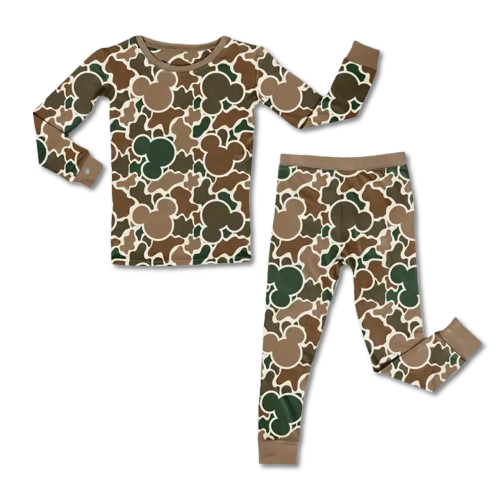 Limited Camo Mouse Bamboo PJs