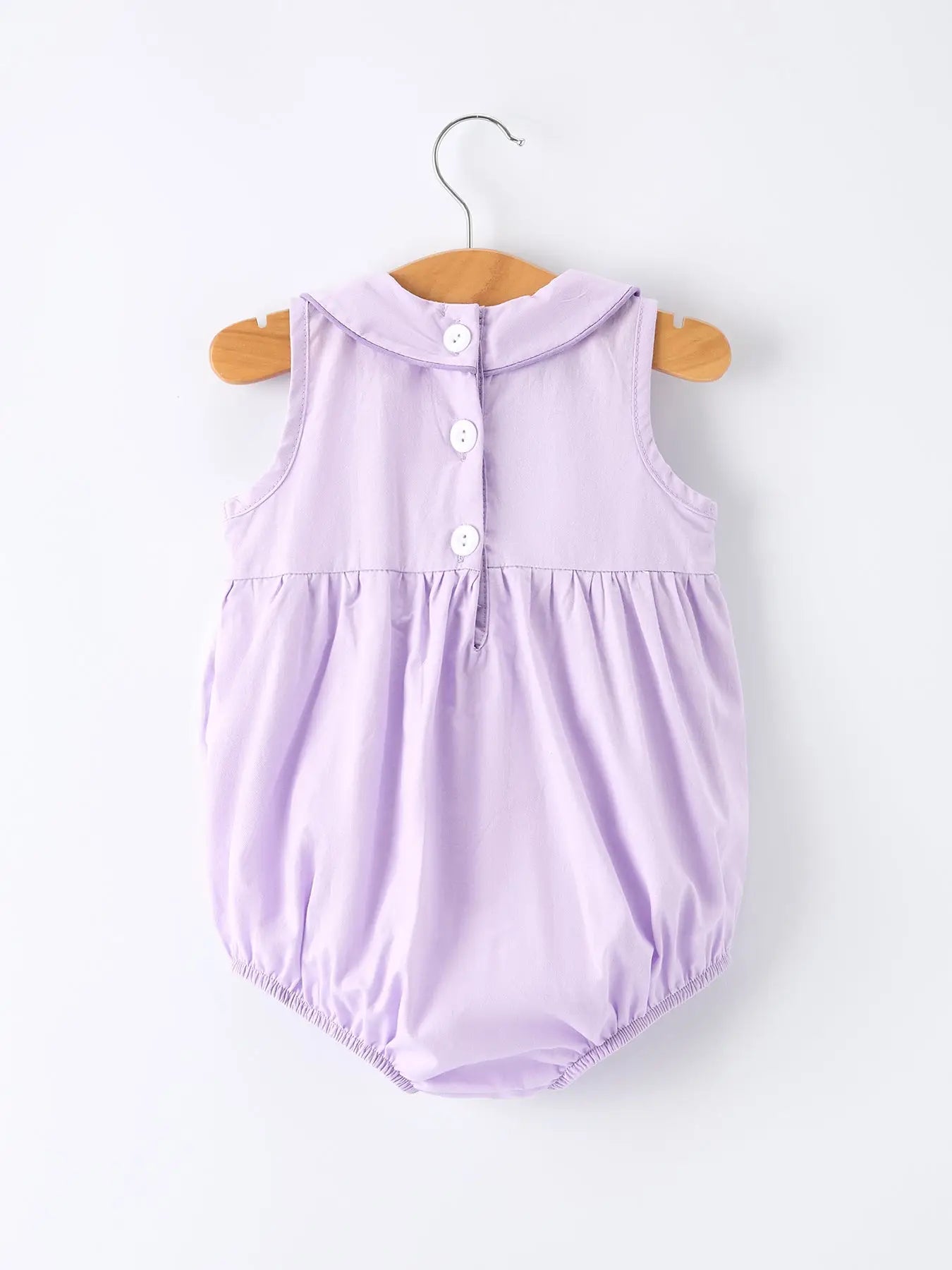 Smock/Embroidered Purple Bubble