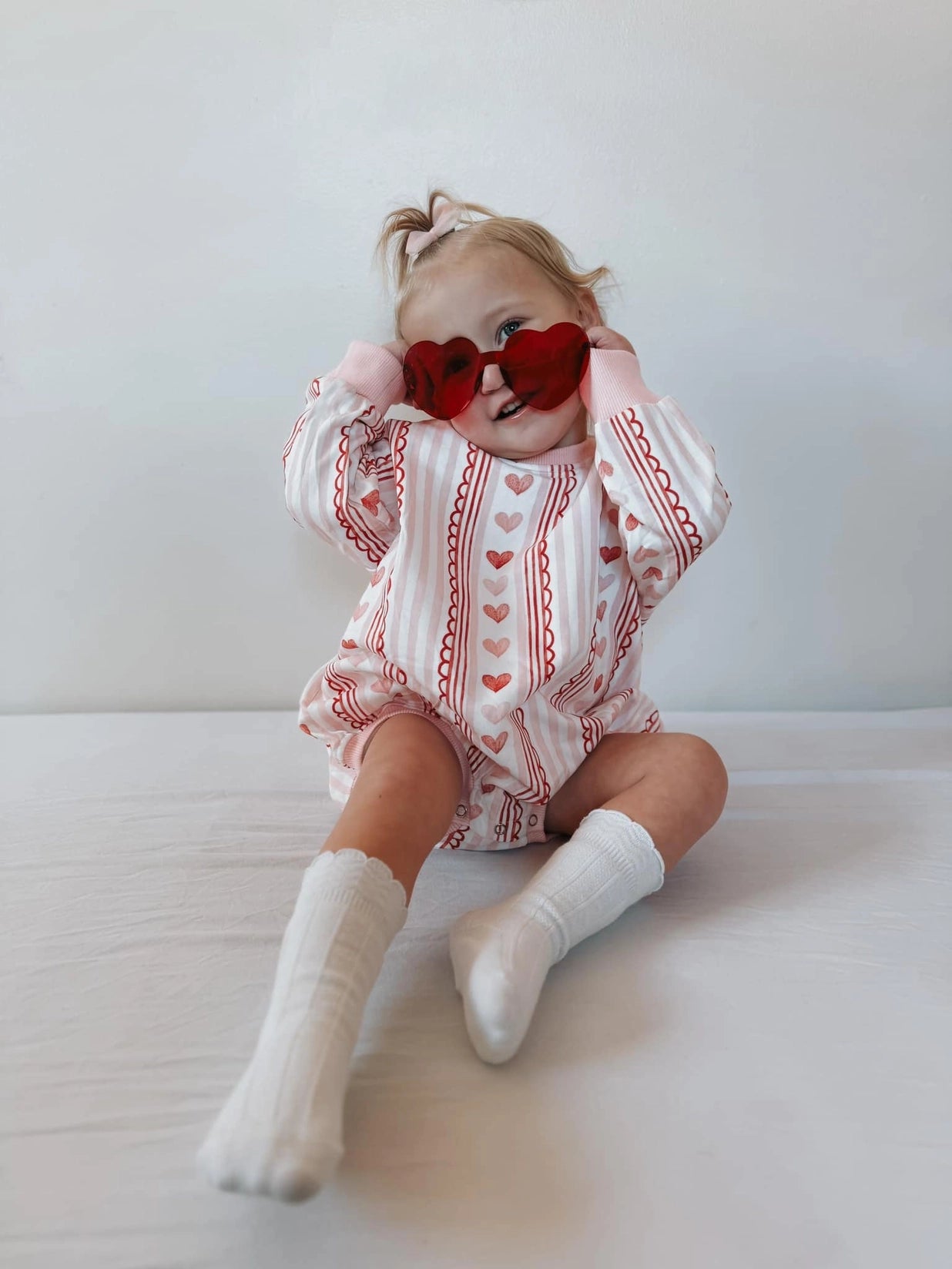 Laced w/ Love Sweatshirt Romper
