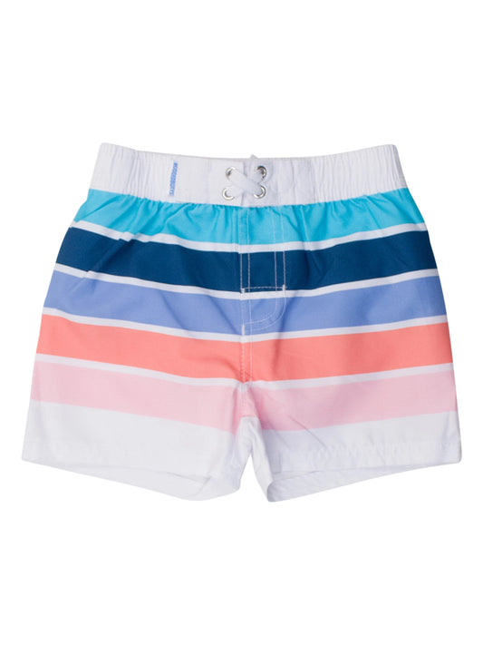 Sunset Stripes Swim Trunks