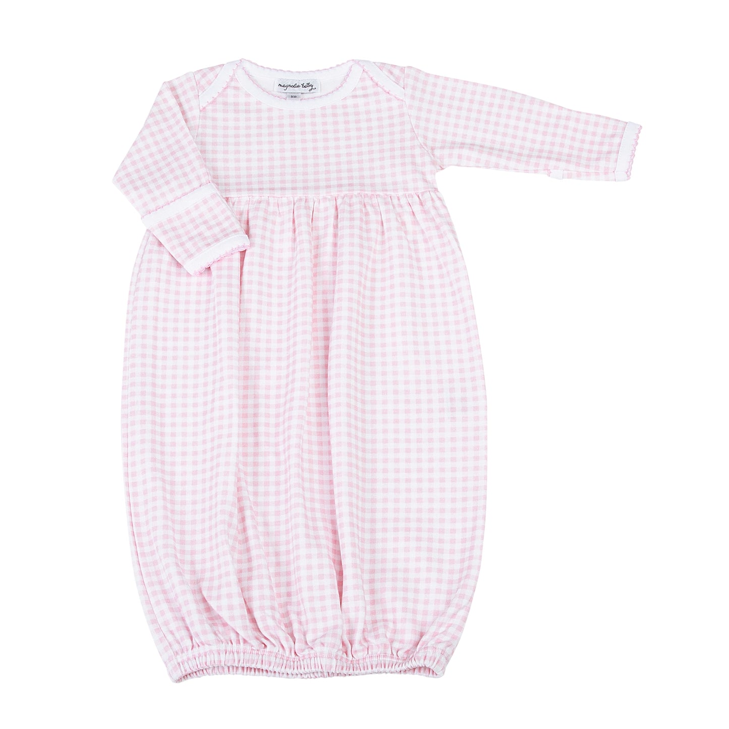 Pink Mini Checks Gown