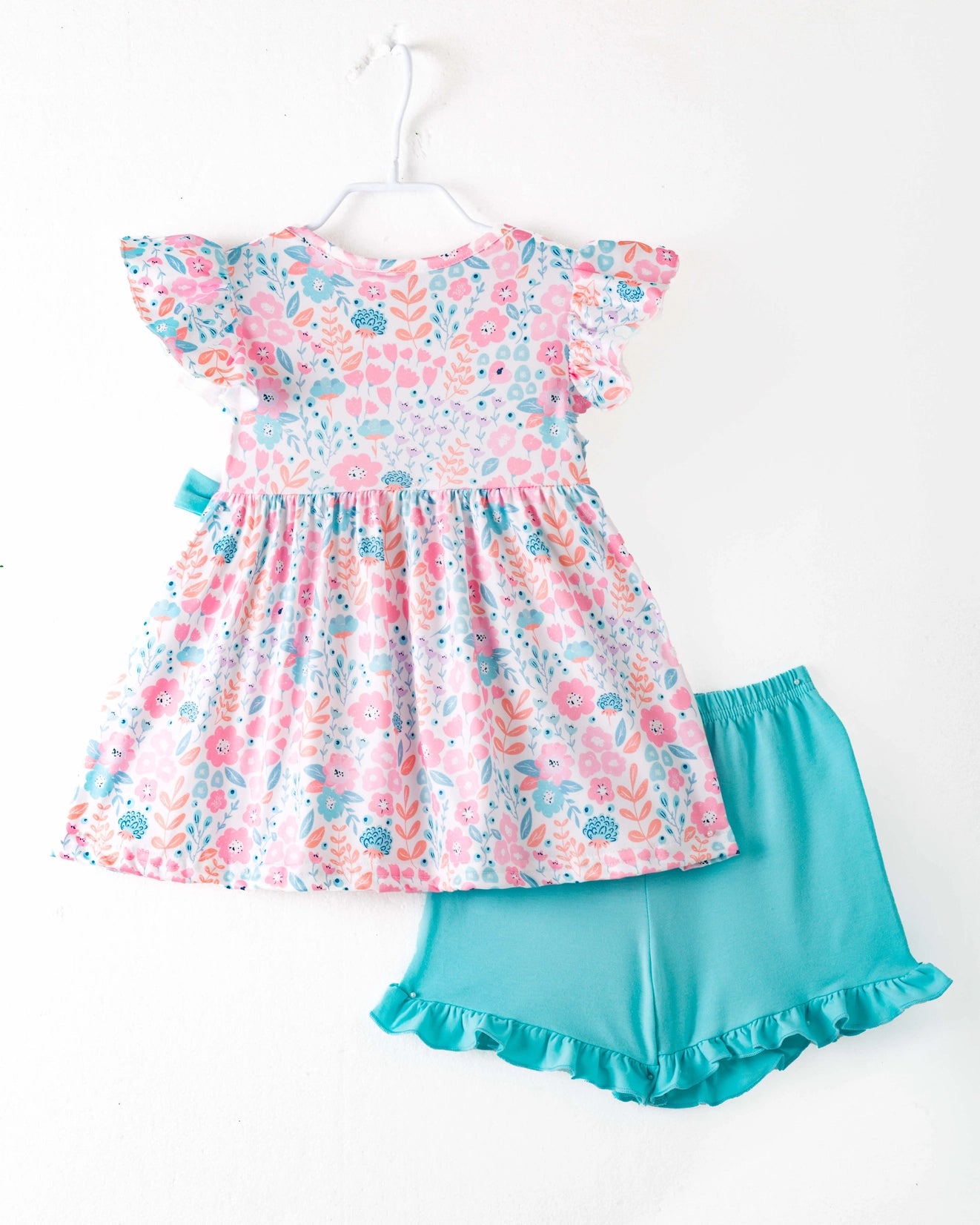 Easter Train Smocked Ruffle Set