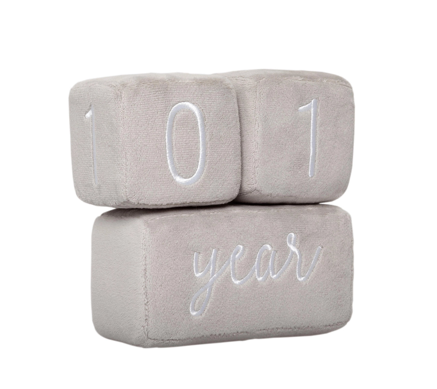 Plush Milestone Blocks