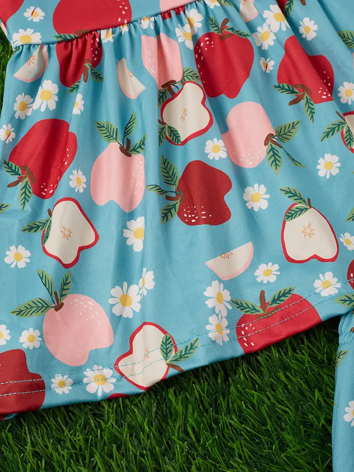 Apple Orchard Ruffle Shorts Set