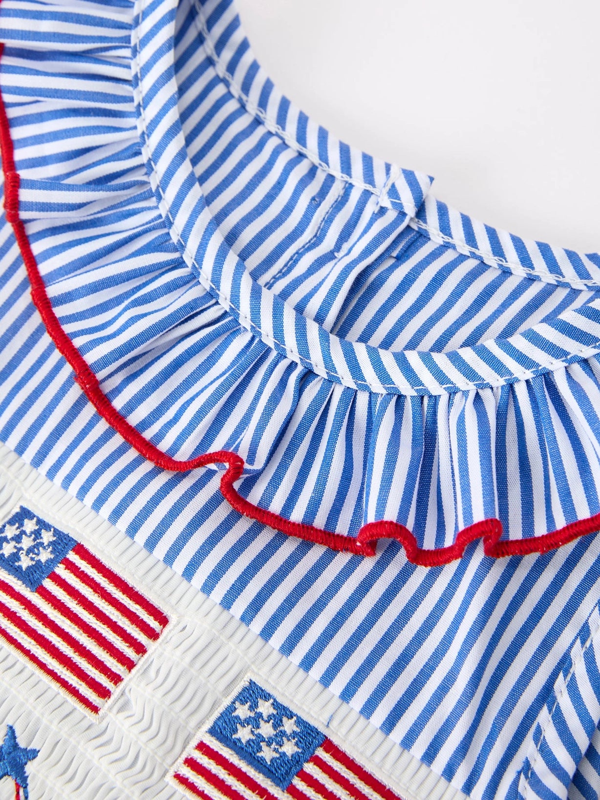 Smocked Flag Trio Dress