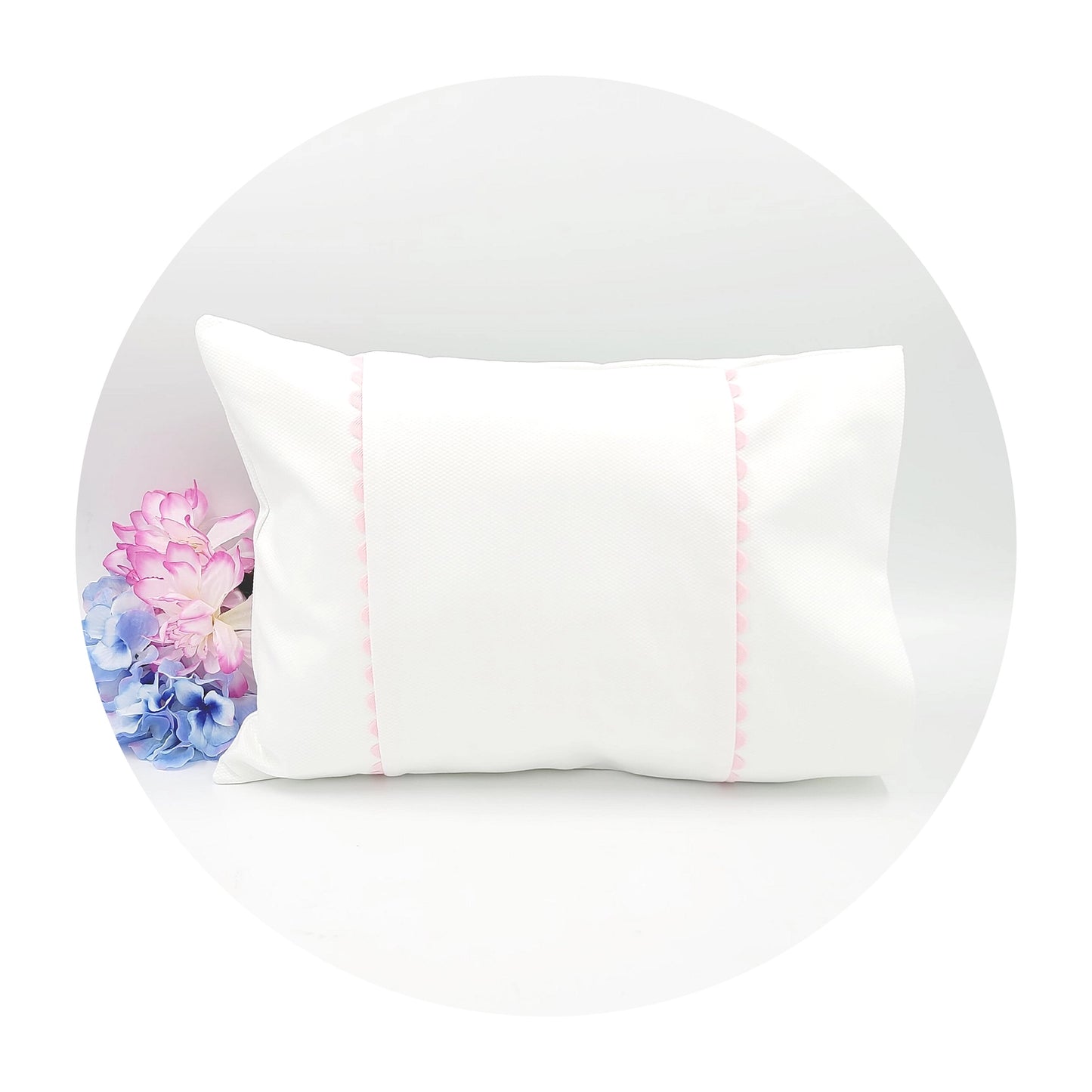 Cotton Pique' Pillow Case & Insert