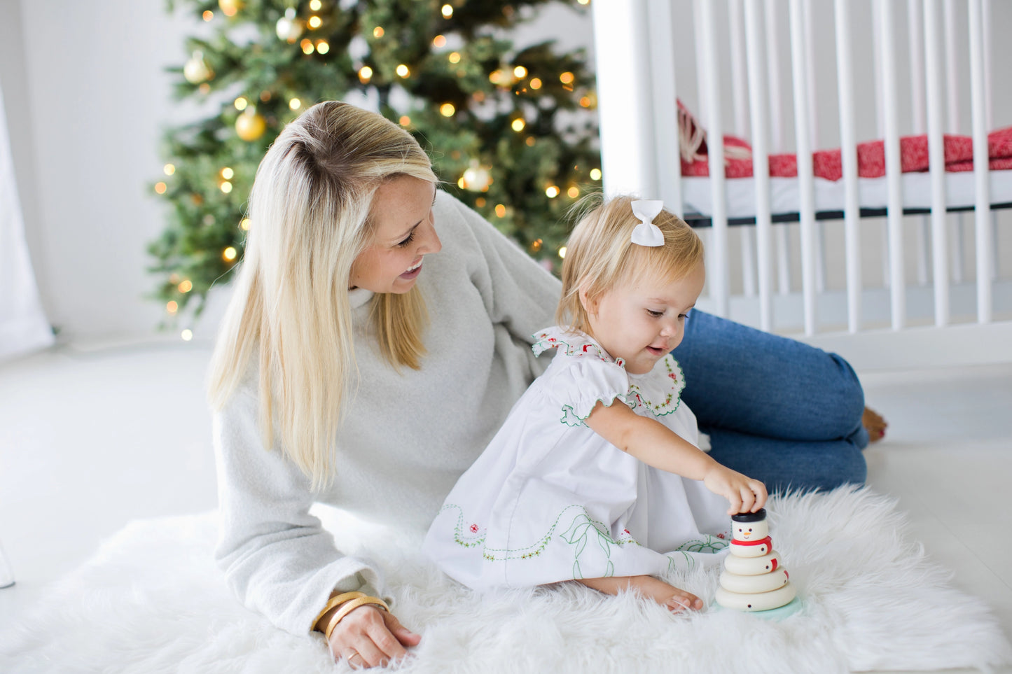 Snowman Stacking Toy