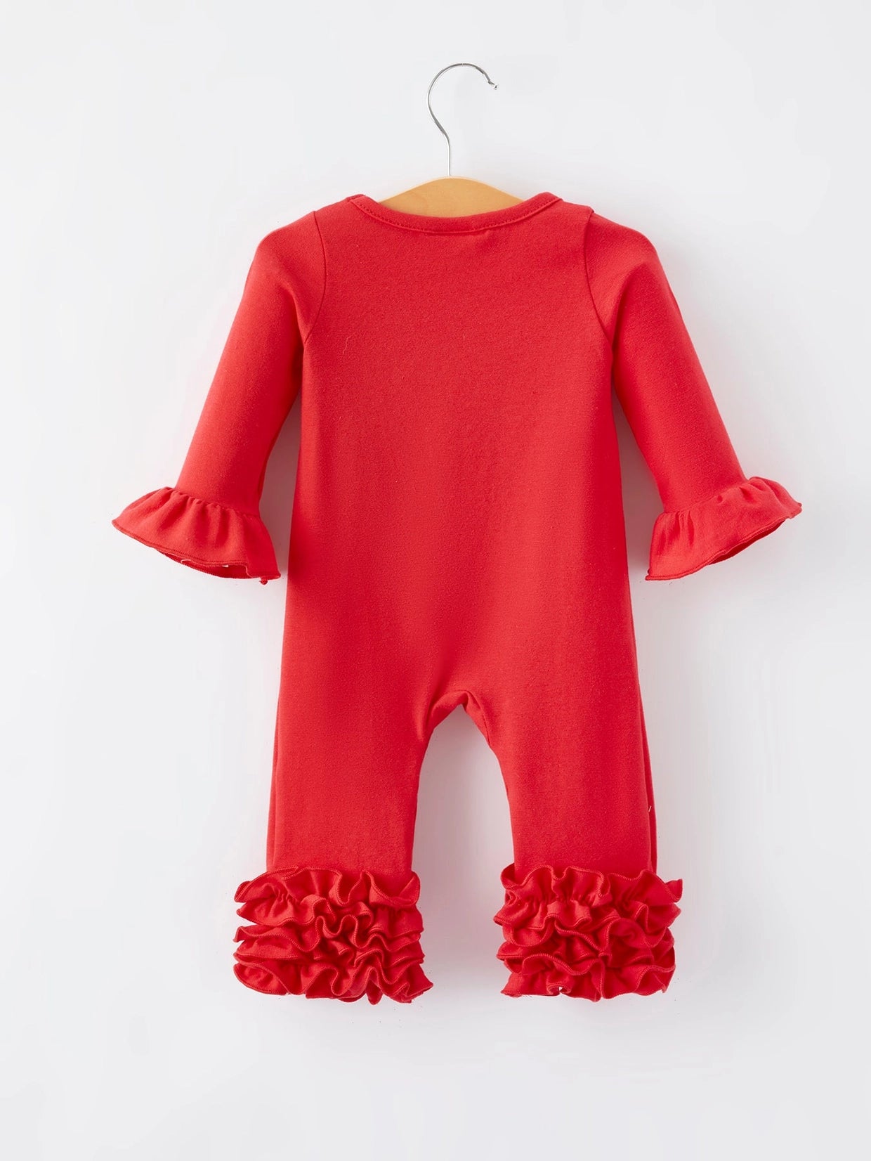 Christmas Tree Ruffle Romper