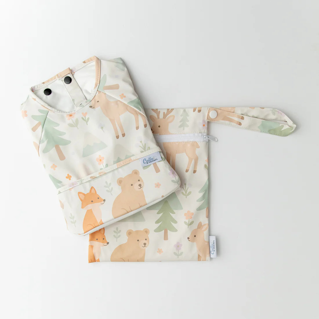 Grayson LS Woodland Blooms Bib