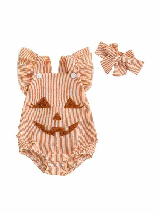 Jack O' Lantern Ruffle Bubble