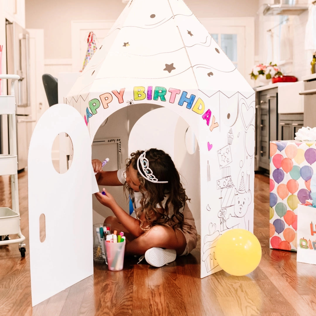 Birthday Cupcake Coloring Playhouse