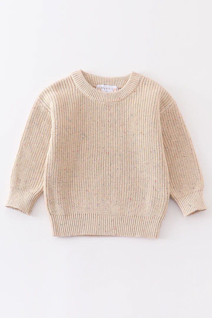 Knit Pullover Sweater: Multi