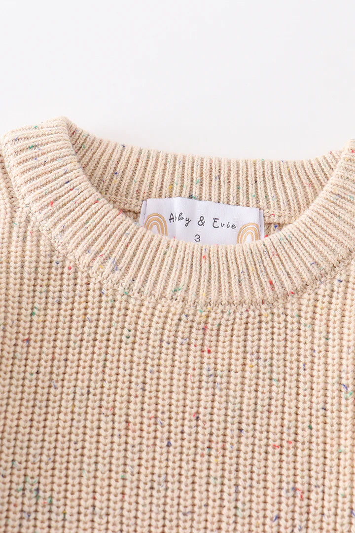 Knit Pullover Sweater: Multi