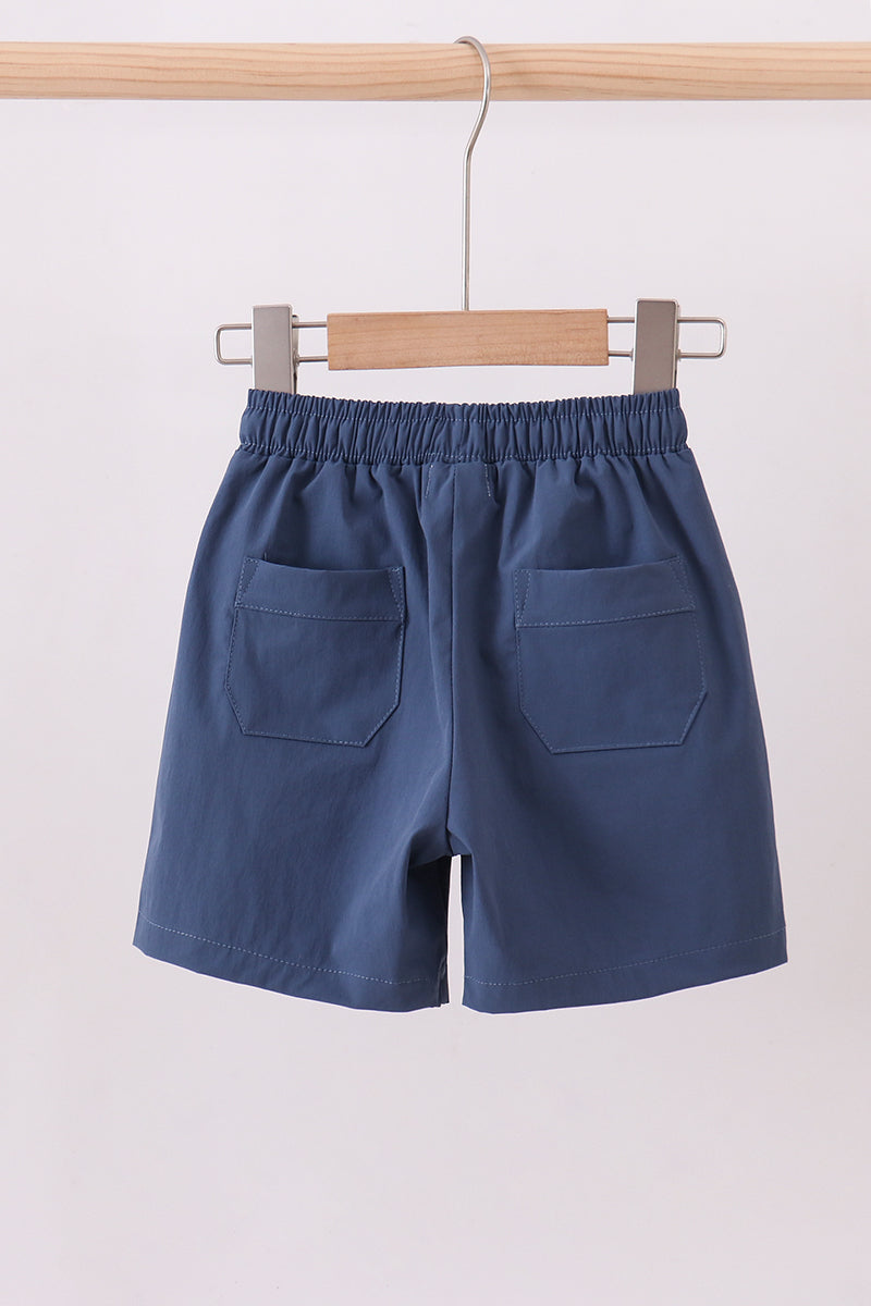 Boys Slate Blue Shorts