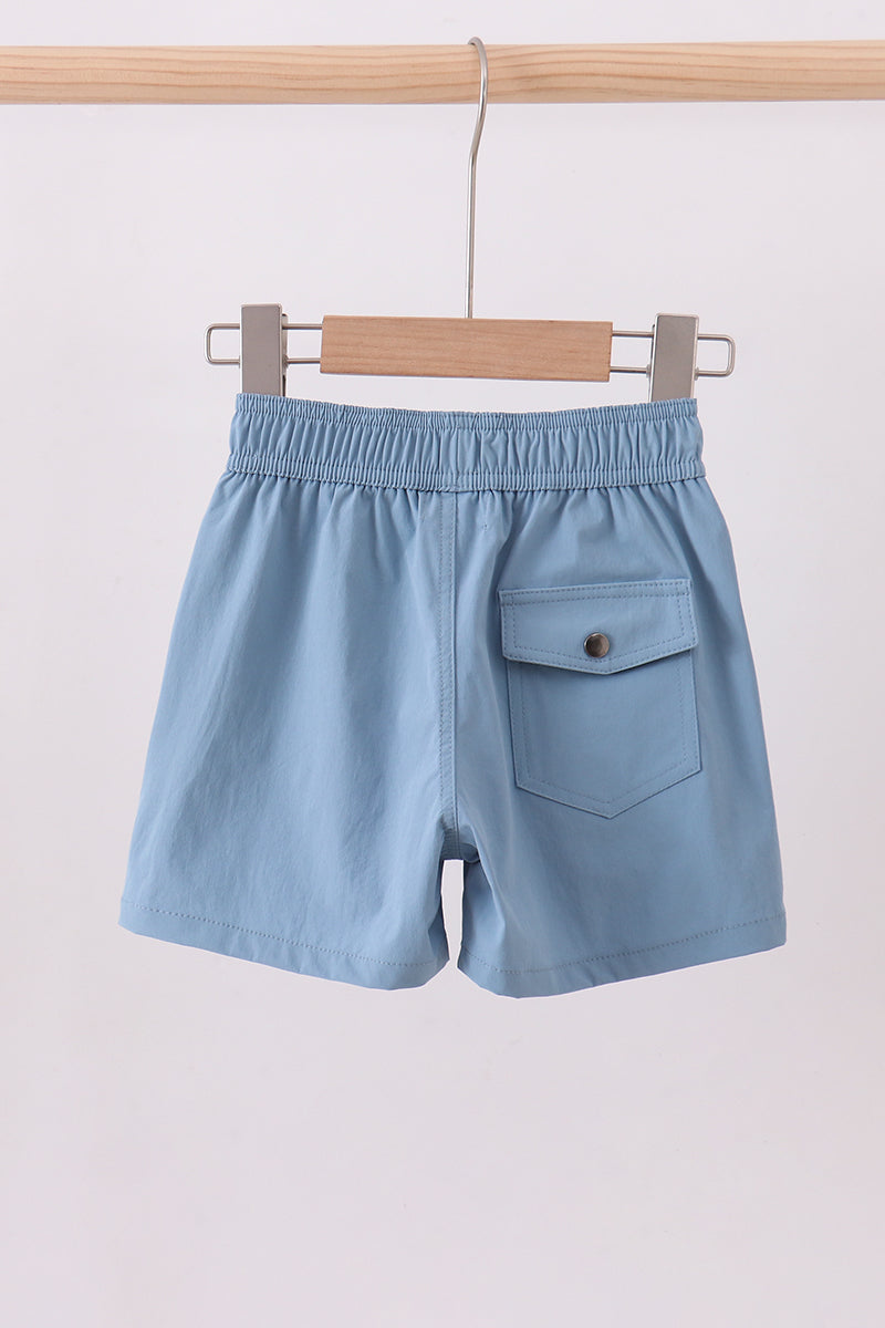 Boys Dusty Blue Shorts