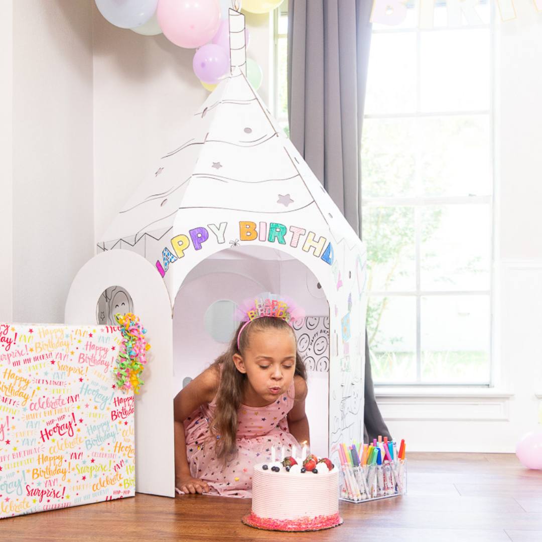 Birthday Cupcake Coloring Playhouse