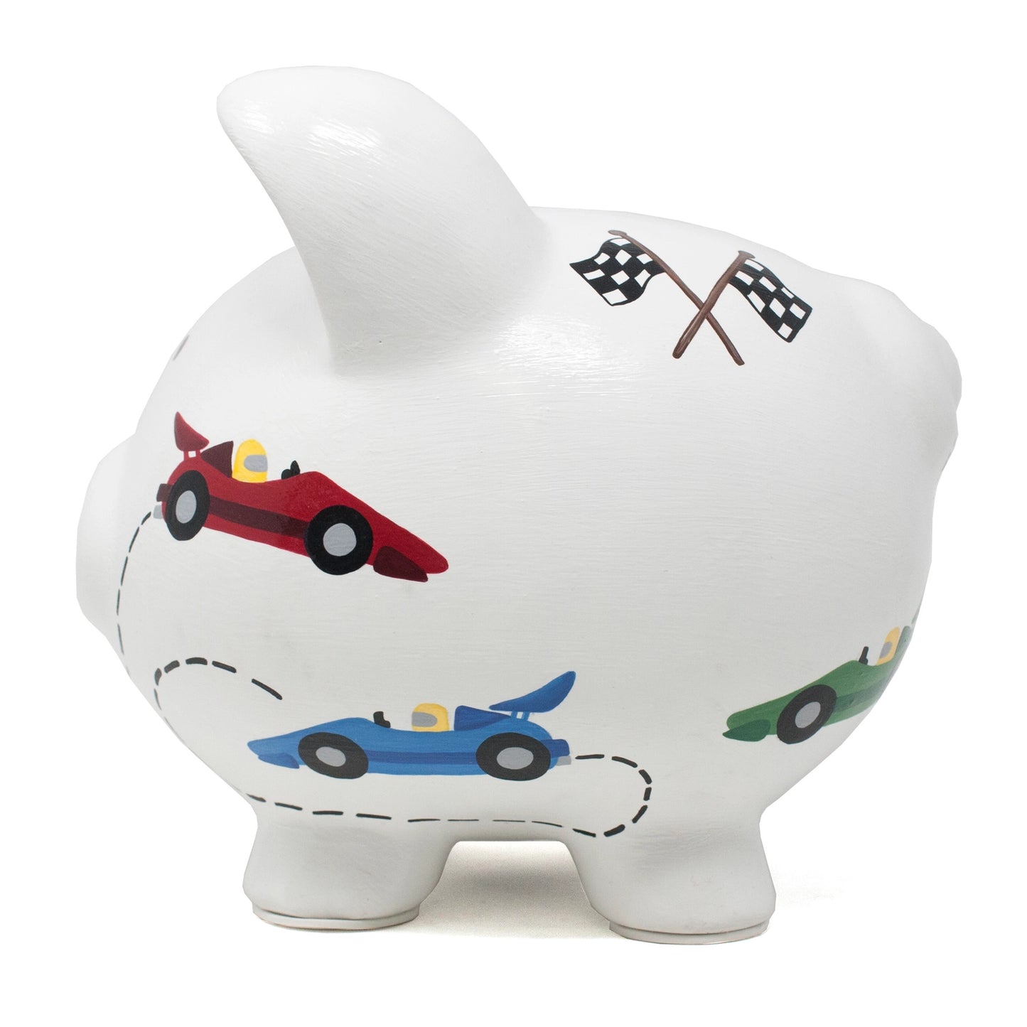 Race Car Piggy Bank