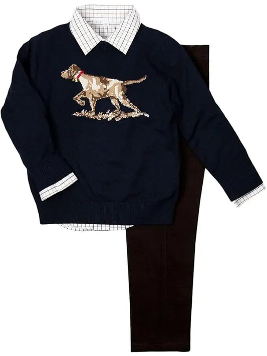 Knit Pointer Dog Pullover